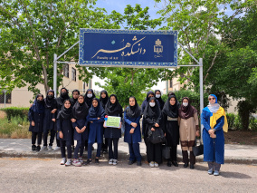 بازدید دانشآموزان هنرستان کوثر از دانشکده هنر