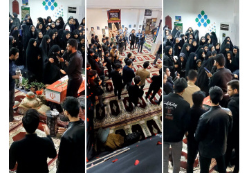 مراسم استقبال از پیکر مطهر شهید گمنام در پردیس کشاورزی دانشگاه بیرجند برگزار شد