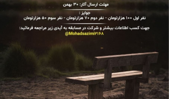 مسابقه عکاسی تنهایی اگر تصویر بود توسط کانون عکس و خاطره برگزار شد.