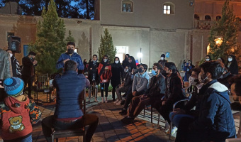 مسابقه پانتومیم  توسط کانون گویندگی و اجراء با همکاری کانون ورزش و بازی های فاخر برگزار شد.