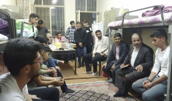 بازدید سرزده معاون فرهنگی و اجتماعی و مدیر فرهنگی دانشگاه از خوابگاه پسرانه ابوذر دانشگاه (محل اسکان نودانشجویان)