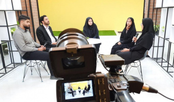 حضور دانشجویان فعال حوزه فرهنگی دانشگاه در برنامه اوج از سیمای خراسان جنوبی شبکۀ استانی خاوران