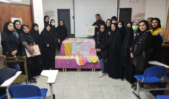 برگزاری سخنرانی حوله بافی (فعالیت های انجام شده جهت احیا حوله بافی) توسط کانون هنرهای تجسمی