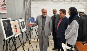 بازدید دکتر رجبی دوانی، محقق بزرگ تاریخ اسلام و مسئول بنیاد ایران شناسی از دومین نمایشگاه کتاب دانشگاه بیرجند