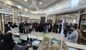 بازدید تخصصی انجمن علمی علم اطلاعات و دانش‌شناسی از کتابخانه کریم پور بیرجند