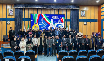 سالن ولایت دانشگاه بیرجند مبهوت روایت امیرخانی، خالق رمان "ره ش"، "منِ او" و "قیدار"